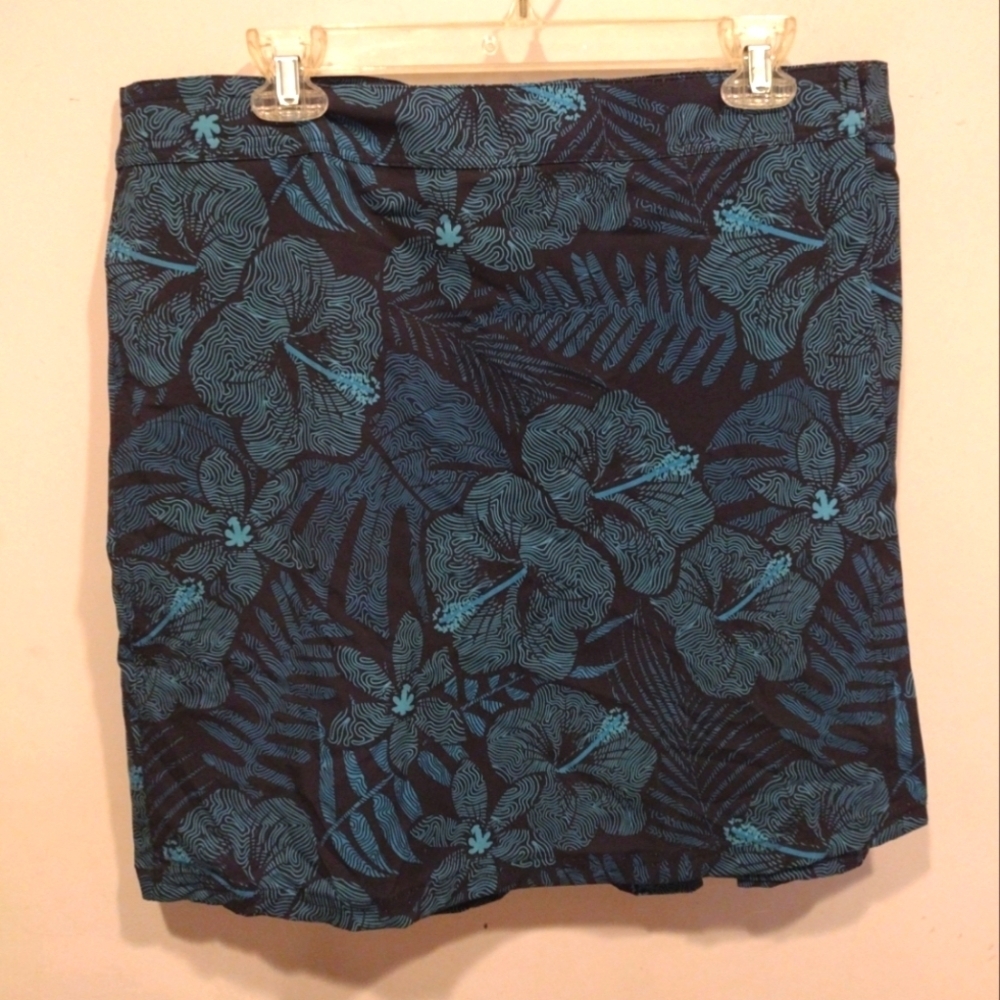 Rip Skirt Women's Adjustable Hawain Tropical Wrap Skirt Sz L-Beach Swim Vacation